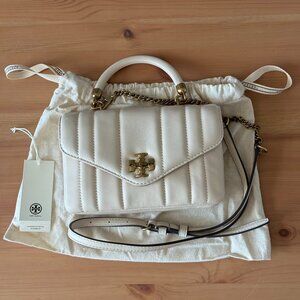 Tory Burch Mini Kira Top-Handle Bag (Brie) - Good Used Condition